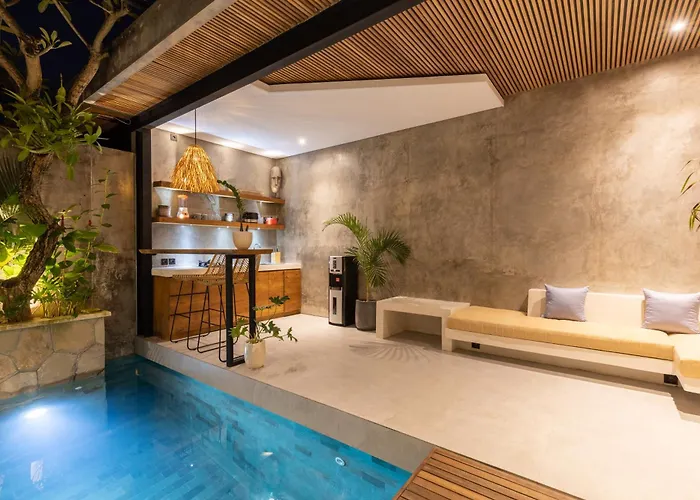 10 Mins To - Brand New 1 Bd W/pool + Netflix Villa Canggu