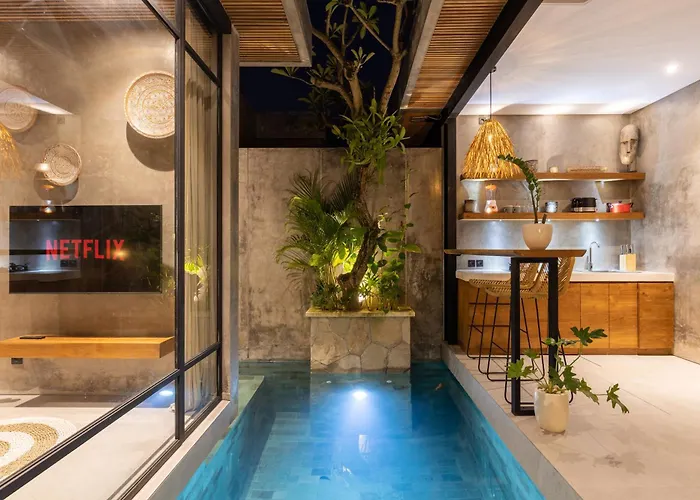 Villa 10 Mins To - Brand New 1 Bd W/pool + Netflix Canggu