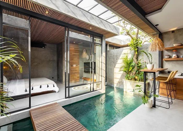 10 Mins To - Brand New 1 Bd W/pool + Netflix Villa Canggu